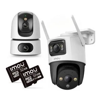 Zabezpečení domácnosti Sada 2 IP kamer IMOU Ranger Dual 10MP (5MP + 5MP) a Cruiser Dual 10MP (5MP + 5MP)