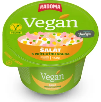 RADOMA Vegan šalát s príchuťou Violife Gouda 140g