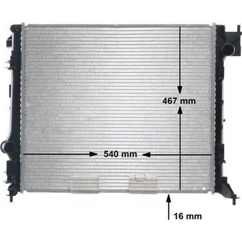 Chladič motoru Chladič, chlazení motoru MAHLE CR 2240 000S