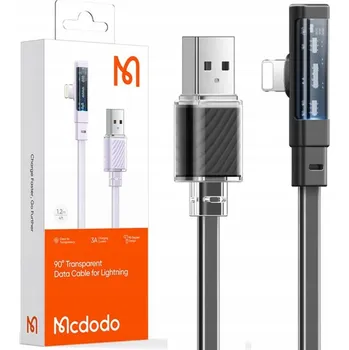 Datový kabel Kabel McDodo USB - Apple Lightning 1,8 m černý