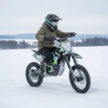 malá motorka Leramotors Dětská elektrická motorka Pitbike Leramotors Rocket 1600W 48V 14/12 - 14palcová kola - zelená