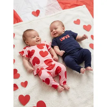 Dívčí spodní prádlo Sinsay - 2 balení bavlněných legín - pastelová růžová - 481DG-03X - 481DG-03X-74