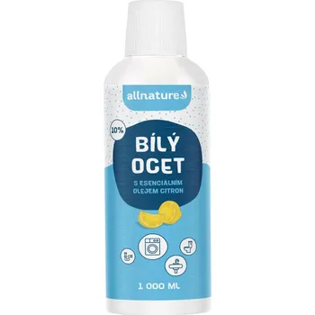 Univerzální čisticí prostředek Allnature Bílý ocet 10% s vůní citrónu 1000 ml