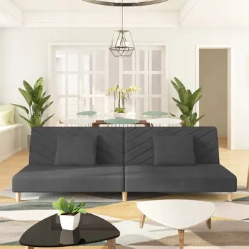 Pohovka Pohovka VidaXL 84,5 x 50 cm látka šedá