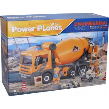 Dřevěná hračka Wiky Domíchávač s efekty stavebnice 36 cm