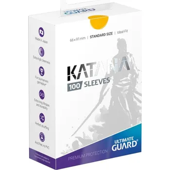 Příslušenství k deskovým hrám Obaly na karty Katana Žluté - 100 ks