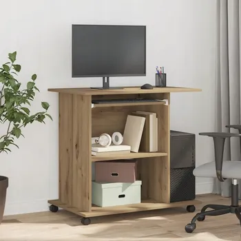 Psací stůl Obdélníkový psací stůl VidaXL 80 x 50 x 75 cm dub artisan