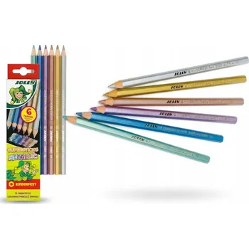 Pastelka KOVOVÉ PASTELKY SADA PASTELEK 6 KUSŮ ŠKOLNÍ PASTELKY MALÍŘSKÉ PASTELKY