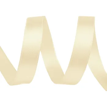 Stuha Atlasová stuha svazky po 5 m šíře 10 mm, malé, 02 vanilka