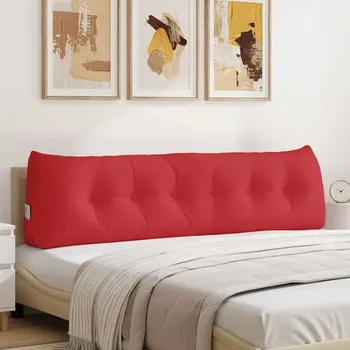 Polštář Polštář na záda Červená 180 x 24 x 50 cm textil