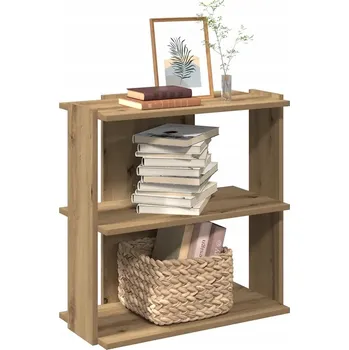 Knihovna Police dřevěná VidaXL 30 x 60 cm dub artisan