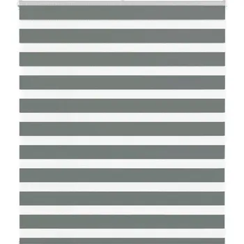 Roleta Roleta zebra, tmavě šedá, šířka tkaniny 115, 9 Cm, polyester