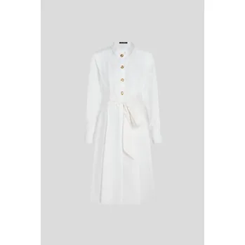 Dámská móda ŠATY KARL LAGERFELD KARL DAILY SHIRT DRESS WHITE