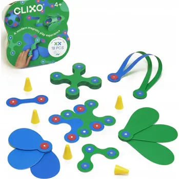 ostatní stavebnice MAGNETICKÉ STAVEBNÍ STAVEBNICE ZESTAW KLOCKÓW MAGNETYCZNYCH 18 EL ZIELONY