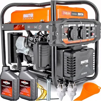 Elektrocentrála Přenosná elektrocentrála jednofázová Majster Polska 2500 W benzínová