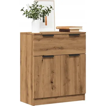 Komoda VidaXL Komoda, dub artisan, 60x30x70 cm, dřevotříska