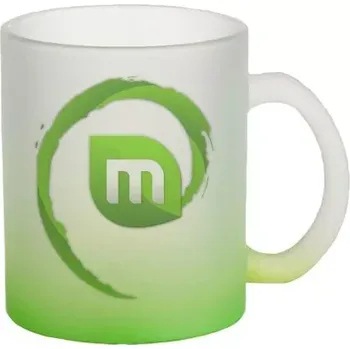 Moon River skleněný hrnek zelený s Vaší fotografii objem 330 ml (hrneček matné sklo podle vaší fotky)