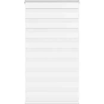 Roleta Roleta zebra, bílá, šířka tkaniny 85,9 cm, polyester