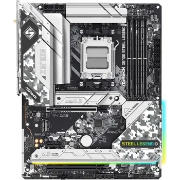 Základní deska ASROCK MB X670E STEEL LEGEND (AM5, amd X670E, 4xDDR5, PCIE 5.0, HDMI +DPort, 4xSATA3 +3xM.2, USB3.2, GLAN 2,5G, ATX)