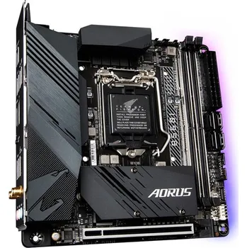 Základní deska GIGABYTE B560I AORUS PRO AX, Sc LGA1200, Intel B560, 2xDDR4, 1xDP, 1xHDMI, Mini-ITX