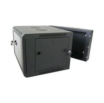 Rozvaděč XtendLan 15U/600x450, na zeď, jednodílný, rozložený, skleněné dveře, šedý