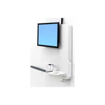 Počítač ERGOTRON StyleView Sit-Stand VL High Traffic Areas, white,systém držáků na zeď, monitor (all in one), klávesnice, myš