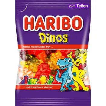 Cukrovinka Haribo Dinos gumové bonbóny 175 g