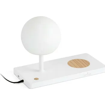 Lampička FARO NIKO PC bílá stolní lampa, PC difuzor