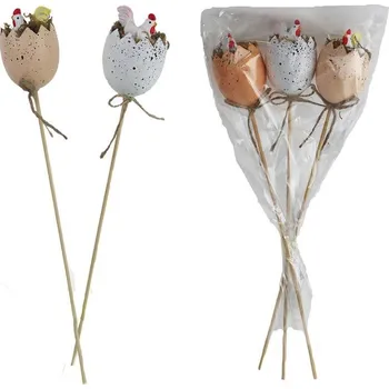 Velikonoční dekorace Velikonoční zápich, 3 ks X6812