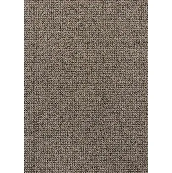 Koberec Breno Metrážový koberec RE-TWEED 42 světle hnědý, šíře 400 cm, Vícebarevné/Hnědá