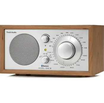 Radiopřijímač Tivoli Audio Model One BT (M1BT-0184-ROW) stříbrný/hnědý