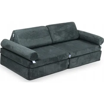 Pohovka Mini Pohovka pro Montessori hru Comfort Manšestr Grafit