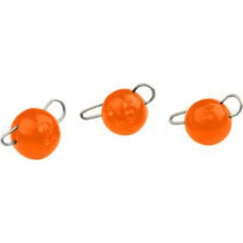 Rybářský háček Wolframová čeburaška SPRO 1g UV ORANŽOVÁ 3ks