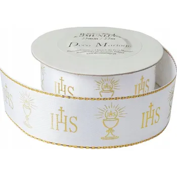 Stuha Dekorace - STUHA K PŘÍLEŽITOSTI PRVNÍHO SVATÉHO PŘIJÍMÁNÍ 25mm - Deco Mariage