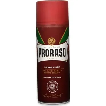 Proraso Barbe Dura Red Line 400 ml pěna na holení