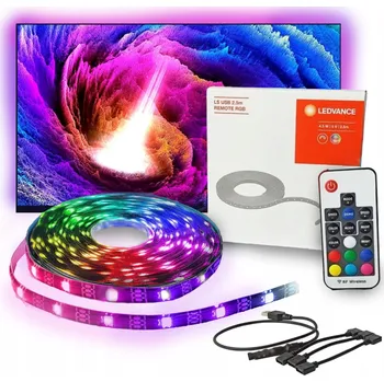 LED páska LED pásek 5V 4,5W BAREVNÝ RGB 2,5m LEDVANCE