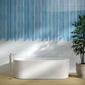 Portofino cascata klaus azzurro - obkládačka 25x60 modrá IPFD05