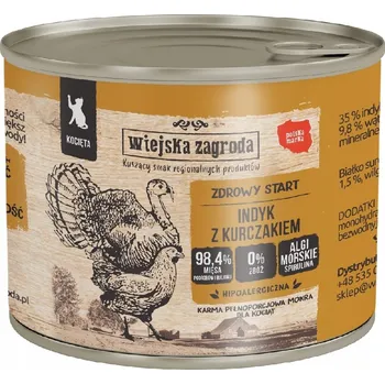 Krmivo pro psa Wiejska Zagroda krmivo mokré krůta 0,2 kg