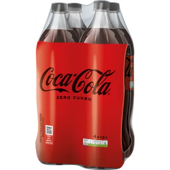 Nápoj Coca-Cola Zero 4x1,5l 6l