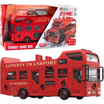 Patrový autobus k sestavení london transport se světly a zvuky