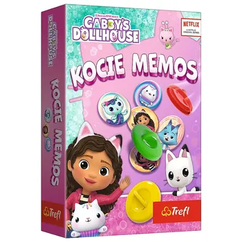 Karetní hra Pexeso Kocie Memos TREFL – Kocí domek Gabi