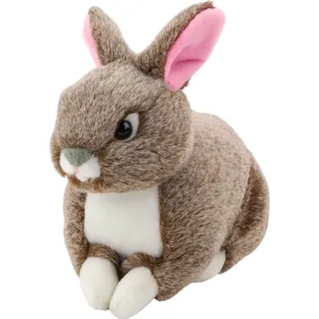 plyšák Plyšový zajíček hnědý 20 cm