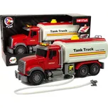 Cisternový nákladní vůz se zvuky a světly, červenobílý