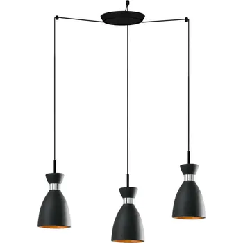 Svítidlo FARO RETRO 3L závěsné svítidlo, černá a měď