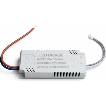 Napájecí zdroj pro osvětlení LED driver 36–50 W 230mA