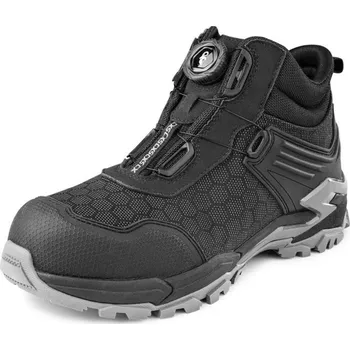 Pracovní obuv Canis CXS Obuv CXS PU-TECH TITEX S3S, kotníková s kompozitní špicí 211824981045 Černá 45