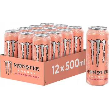 Energetický nápoj Energetický nápoj Monster Energy Ultra Peachy Keen 12x500ml BEZ CUKRU