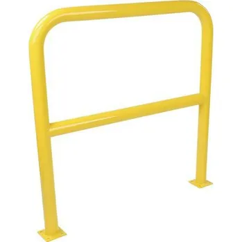 Dětská zábrana Kovová zábrana Manutan Expert, délka 100 cm, průměr 59 mm, žlutá + Prodloužená záruka na 10 let