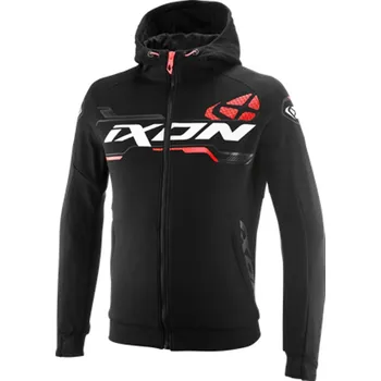 Moto oblečení Bunda na motorku IXON Touchdown Ultra černo-bílo-červená XL
