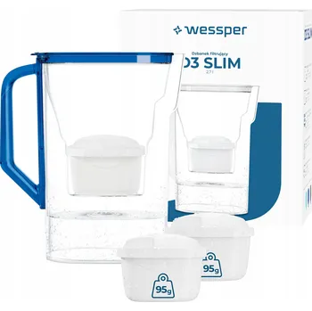 Filtrační konvice Filtrační konvice Wessper D3 SLIM 2,7 l modrá + 3x filtr